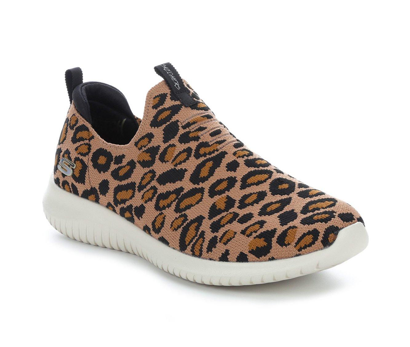 wide width leopard sneakers