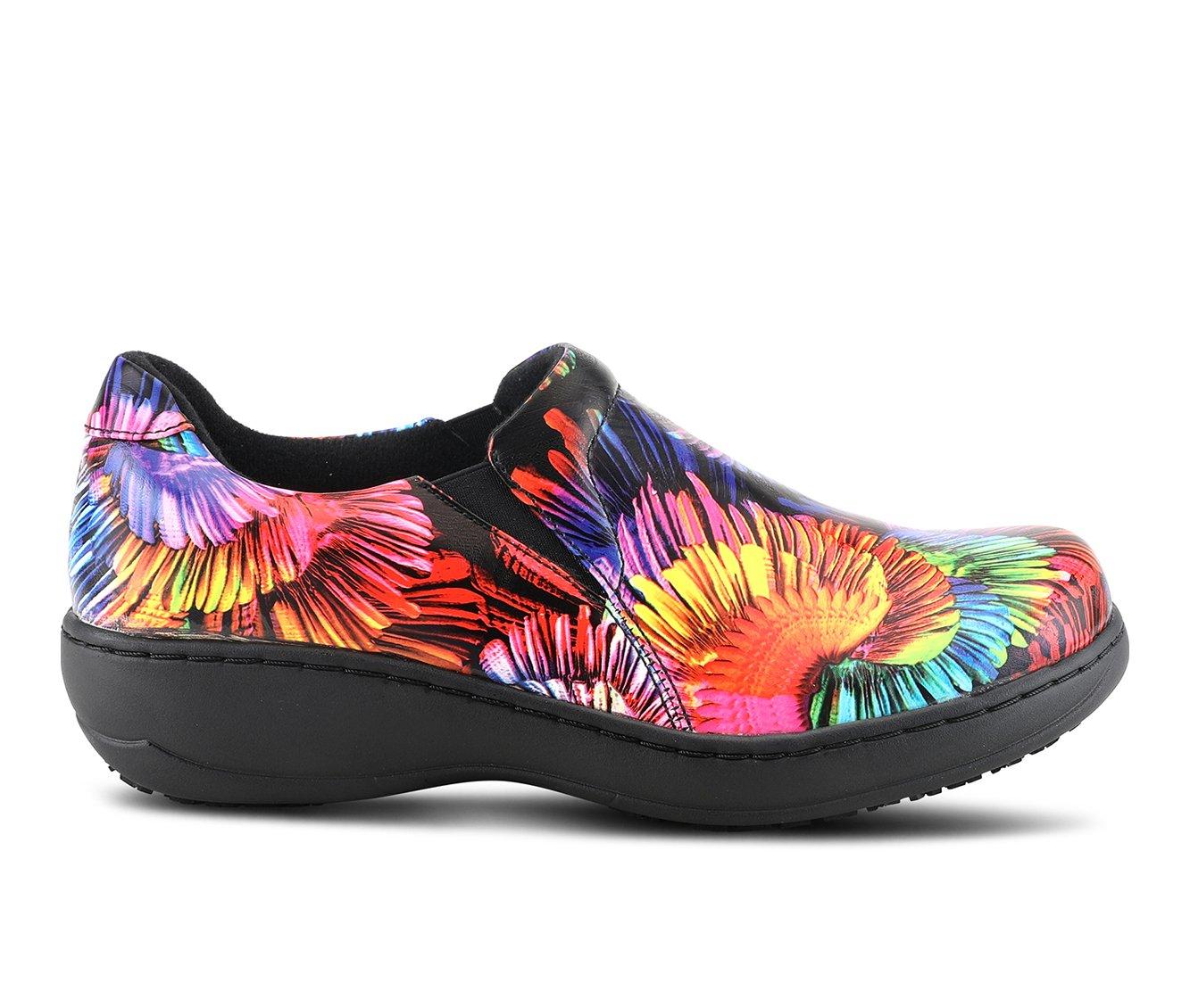 spring step white nursing shoes