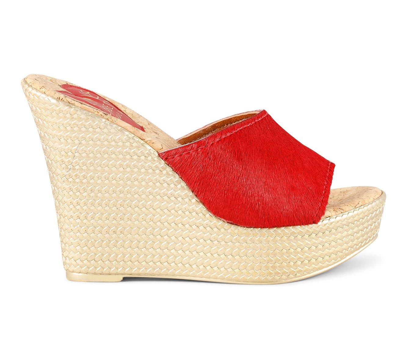 Women's Love and Liberty Ms. Independent Platform Wedge Sandals