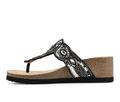 Women's White Mountain Blast Wedge Footbed Sandals