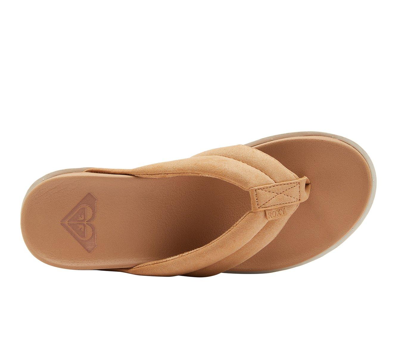 roxy platform flip flops