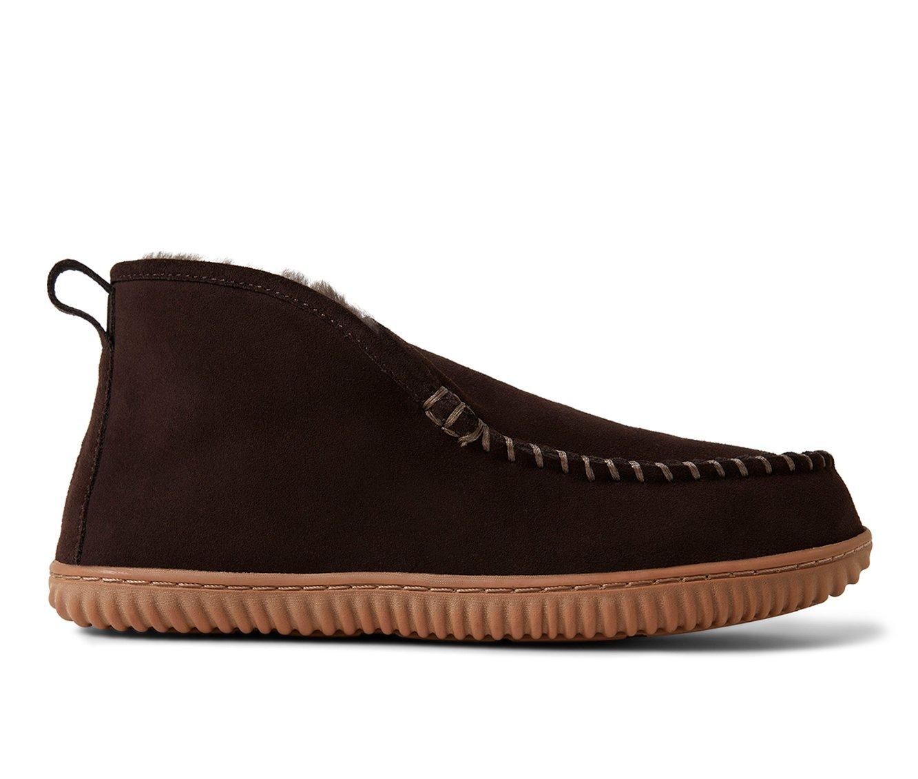 Fireside by Dearfoams Men's Rockhampton Genuine Sherling Slippers