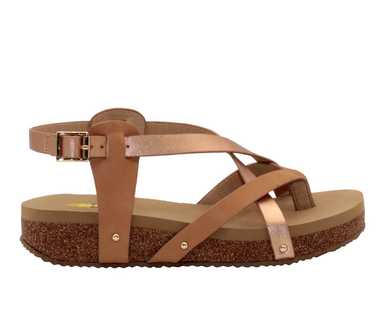 FRAPPACHINO LEATHER THONG SANDALS – Volatile USA