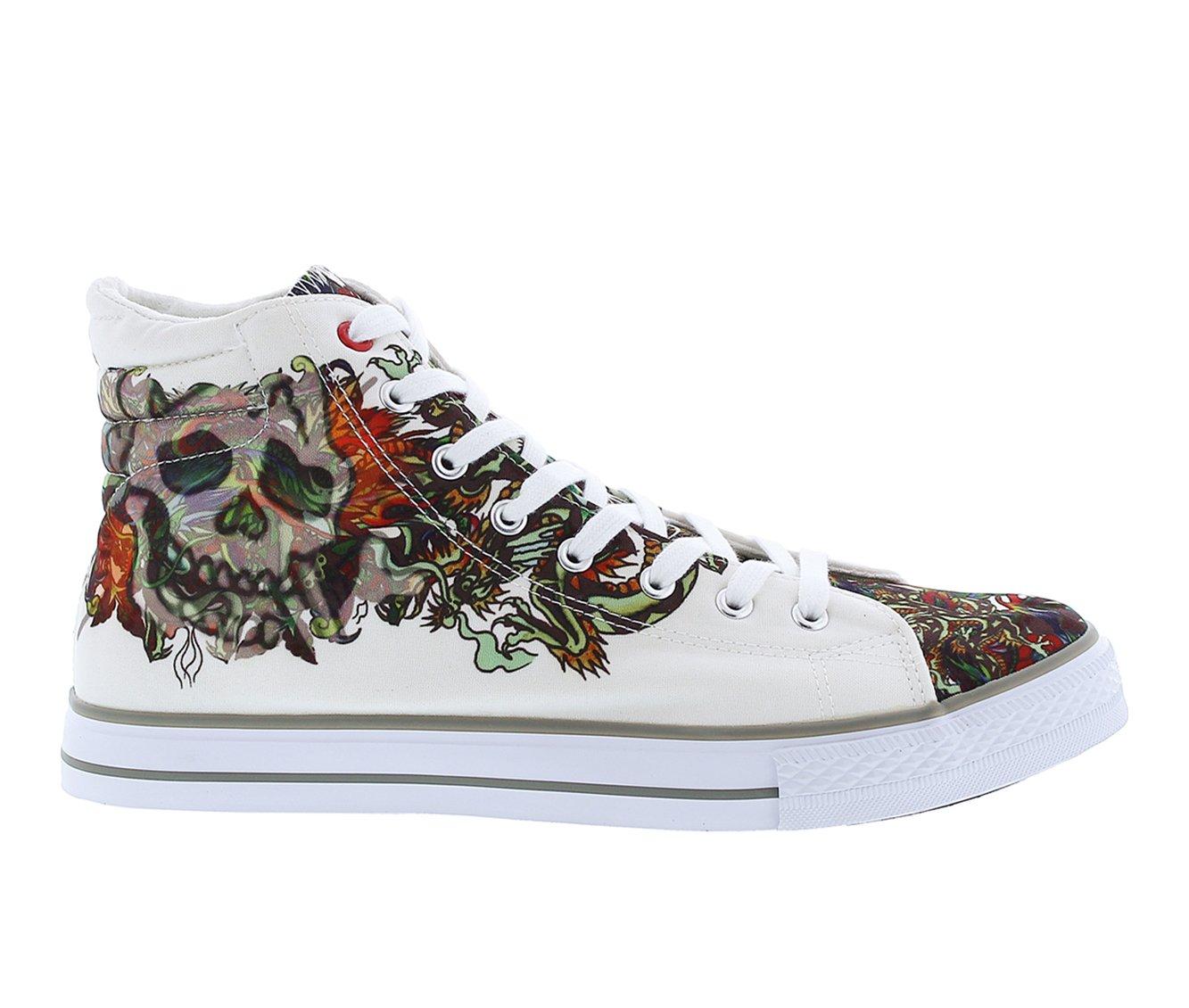 Ed hardy 2025 canvas shoes