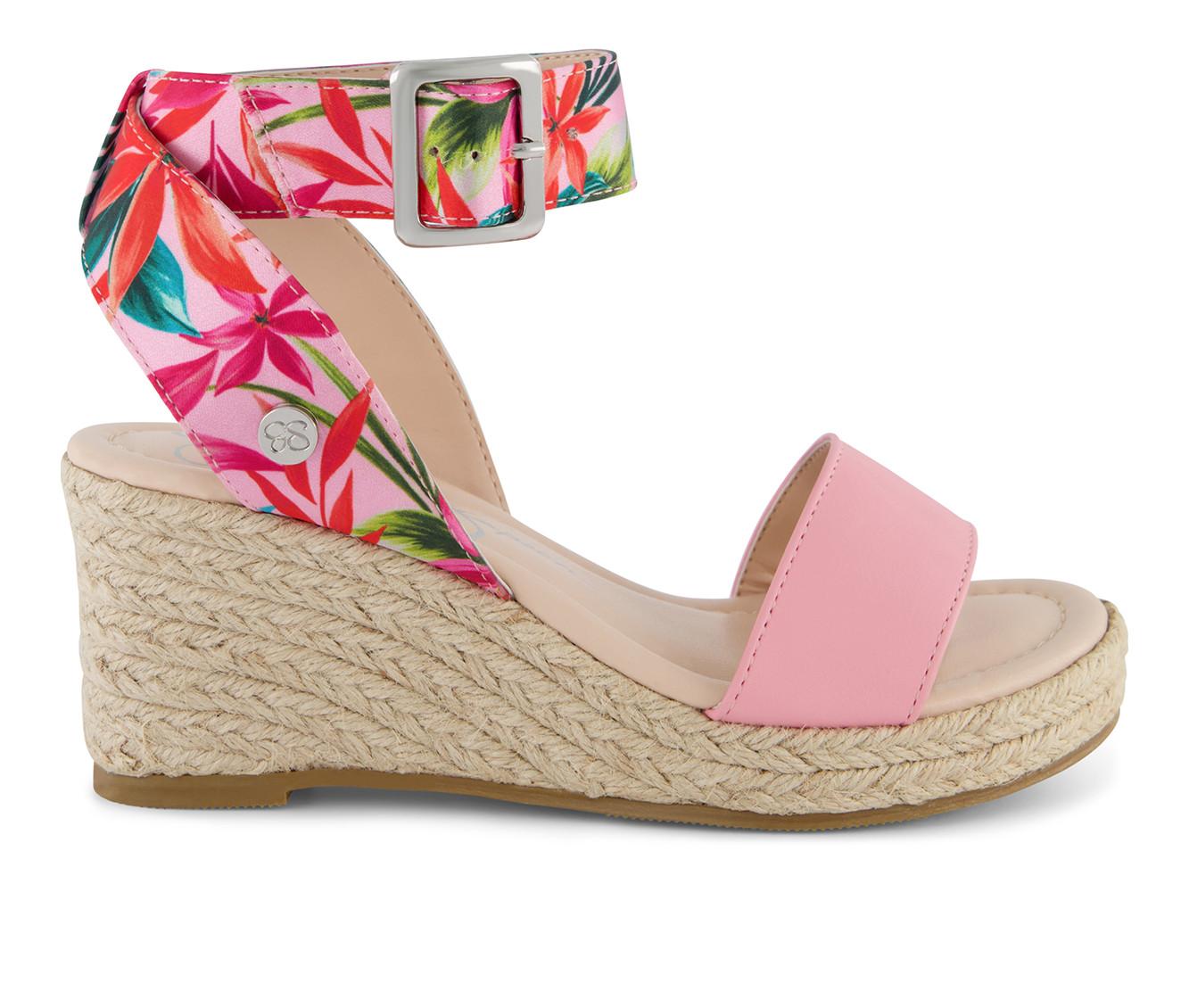 Jessica simpson store clear wedge sandals