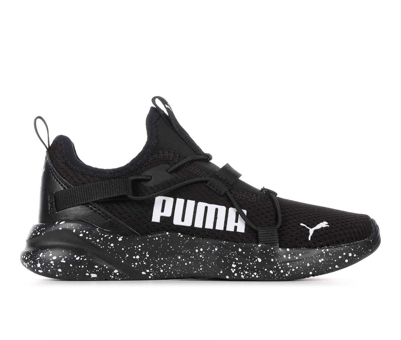 black and white puma shoes