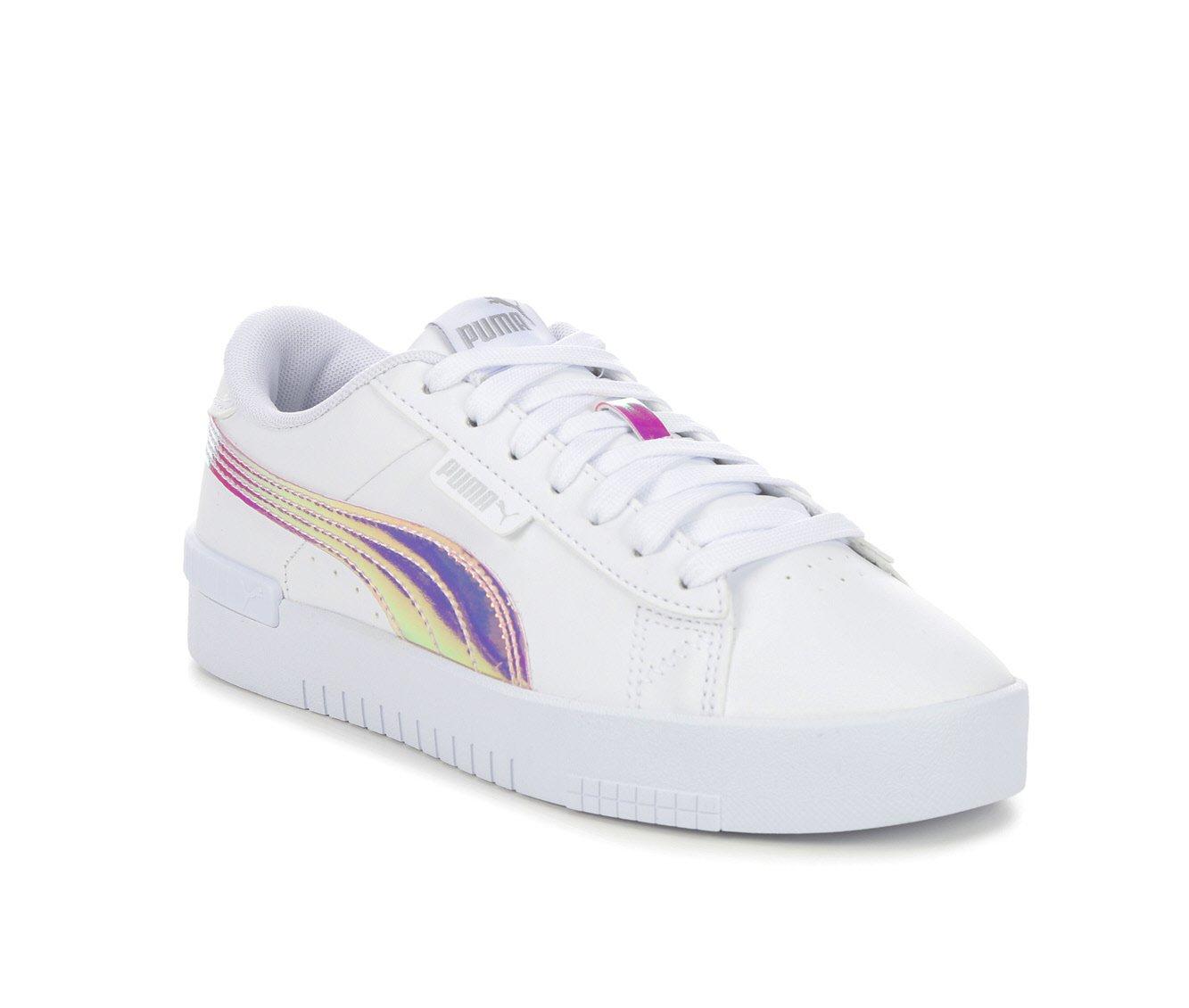 puma white holographic