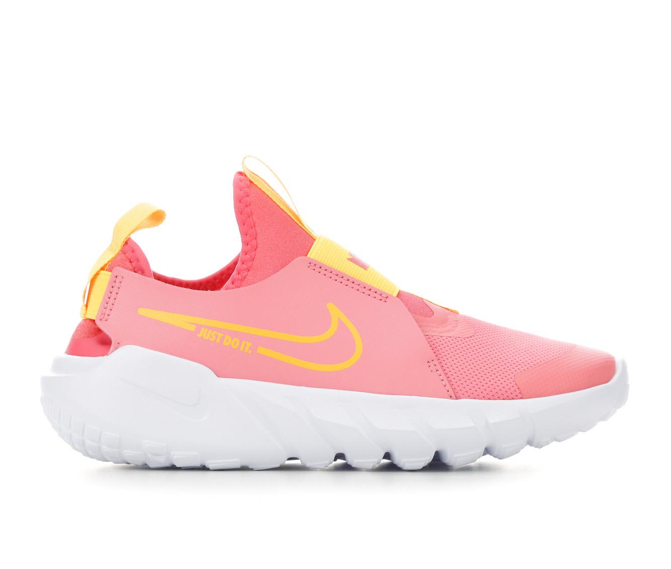 Peach Nike Girls Little Kid Flex Runner 2 Slip On Sneaker, Kids