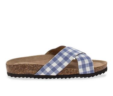 Women's Western Chief Gingham Sophie Cross Footbed Sandals