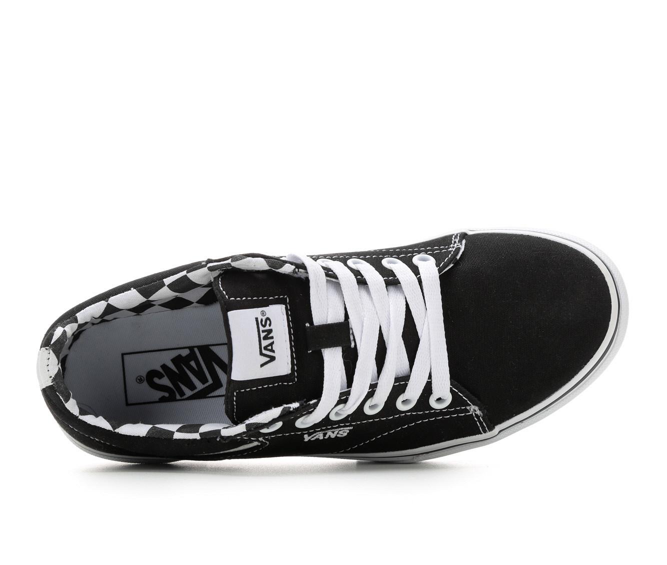 BLACK VANS Womens Seldan Platform Sneaker