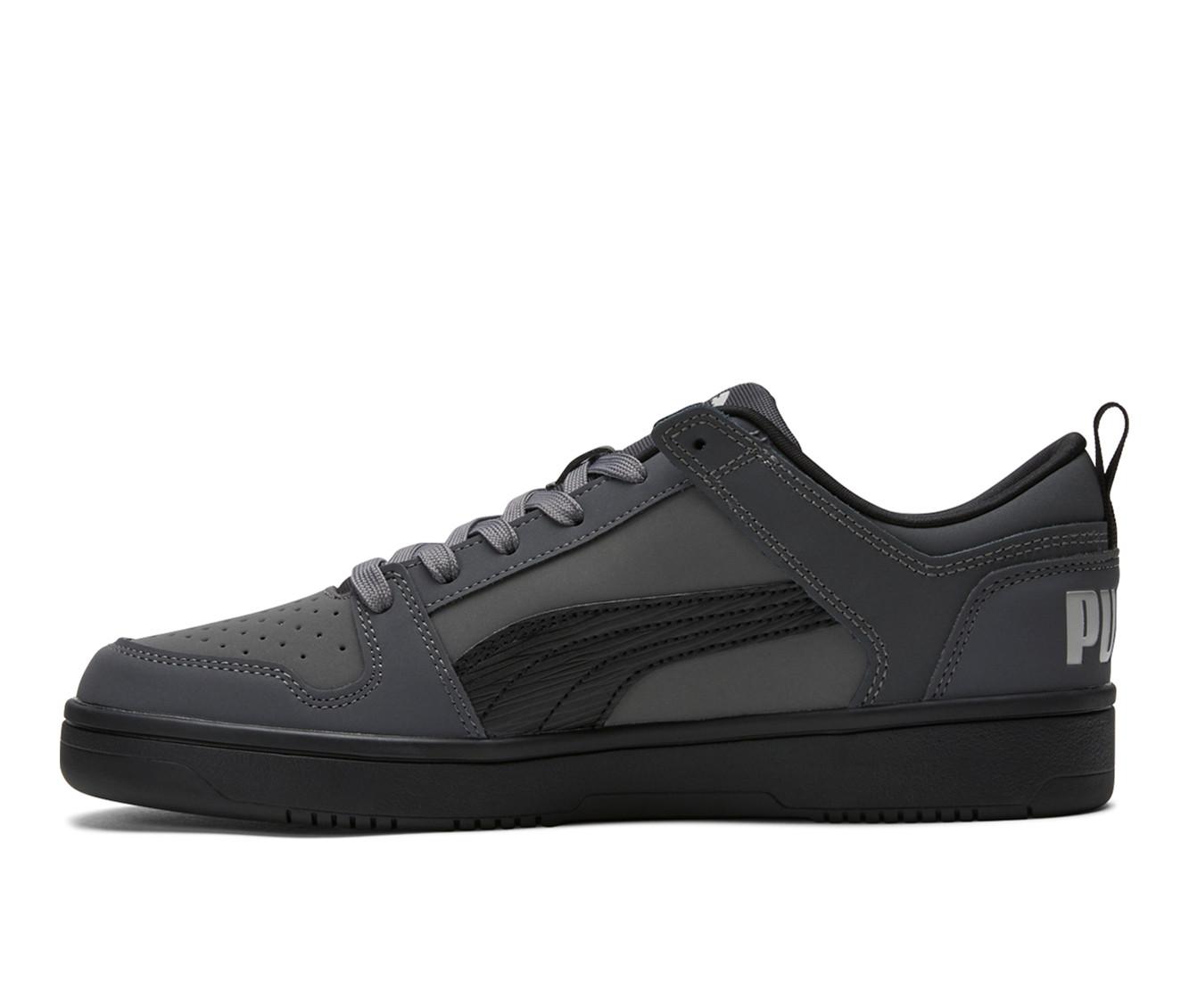 Men's Puma Rebound Layup Lo Nubuck Court Sneakers