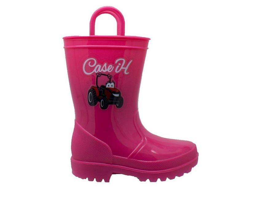 Girls' Case IH Toddler PVC Light-Up Rain Boots