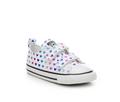 Girls' Converse Toddler Chuck Taylor All Star 2V Foil Heart Ox Sneakers