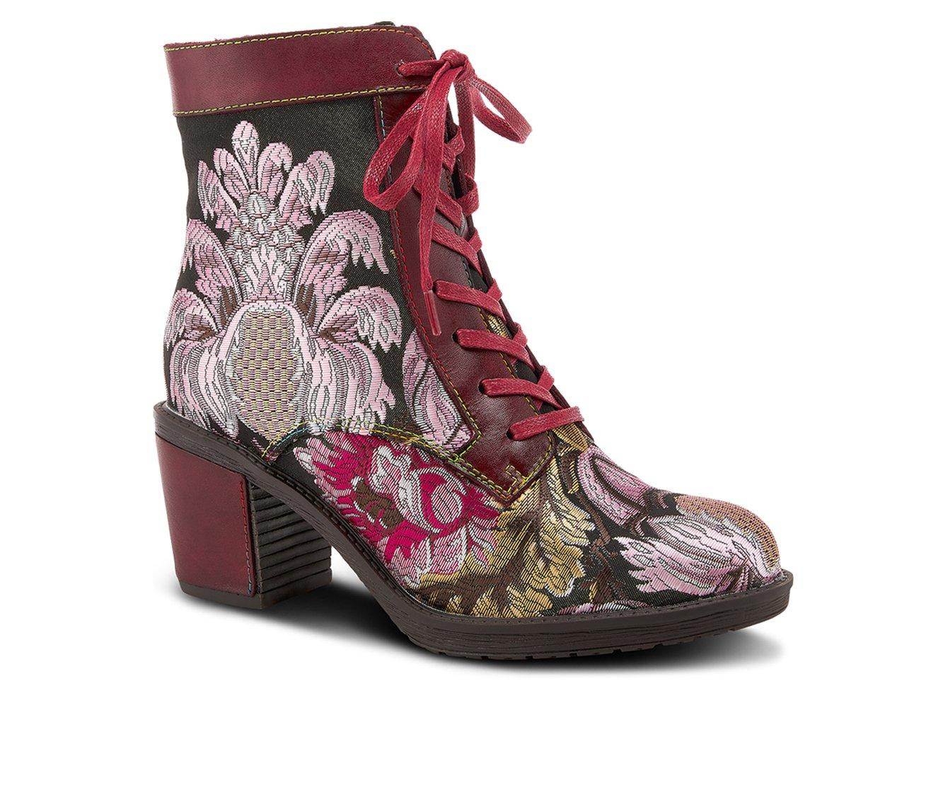 Women's L'Artiste FabnFun Heeled Lace Up Booties