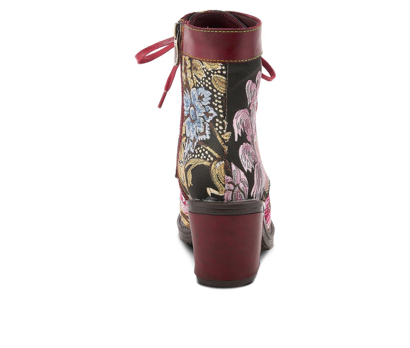 Women's L'Artiste FabnFun Heeled Lace Up Booties