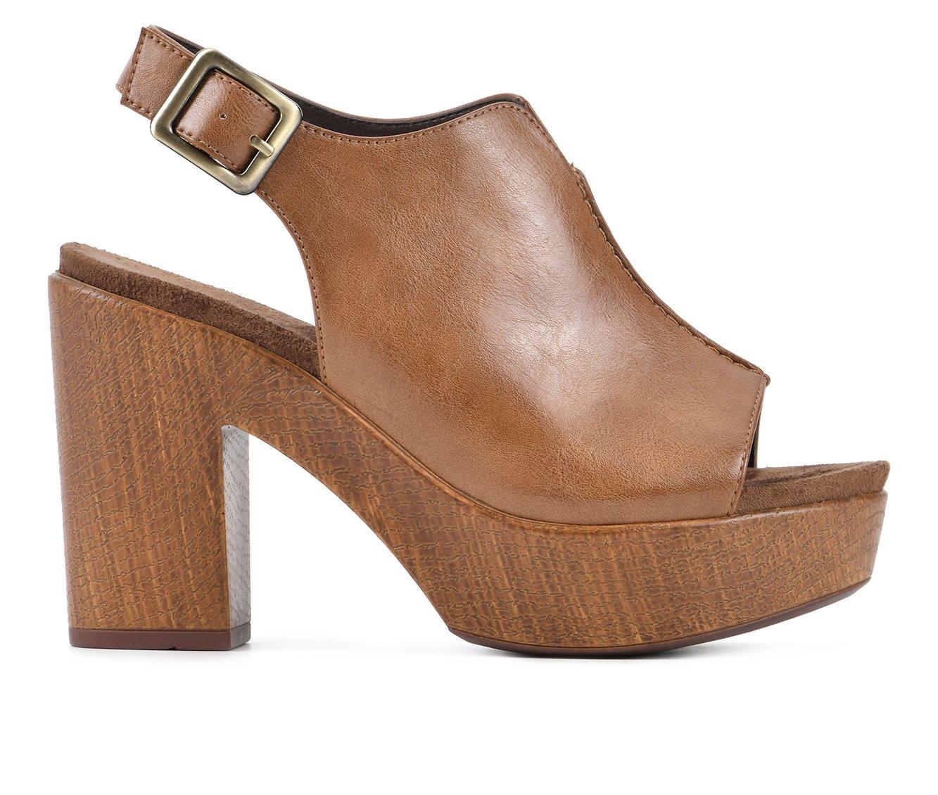 Women's White Mountain Alfie Platform Block Heels