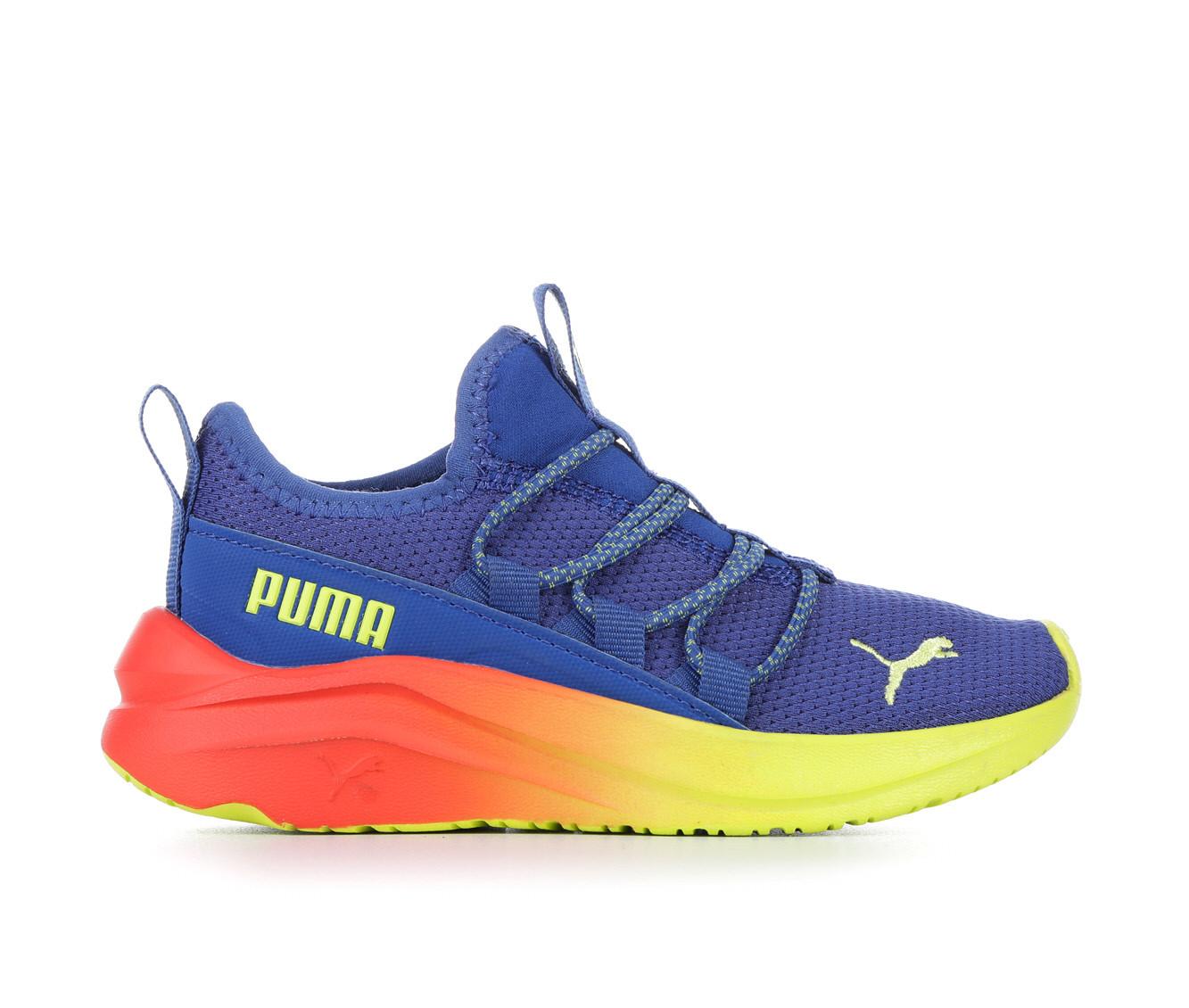 Puma slip shop ons kids orange