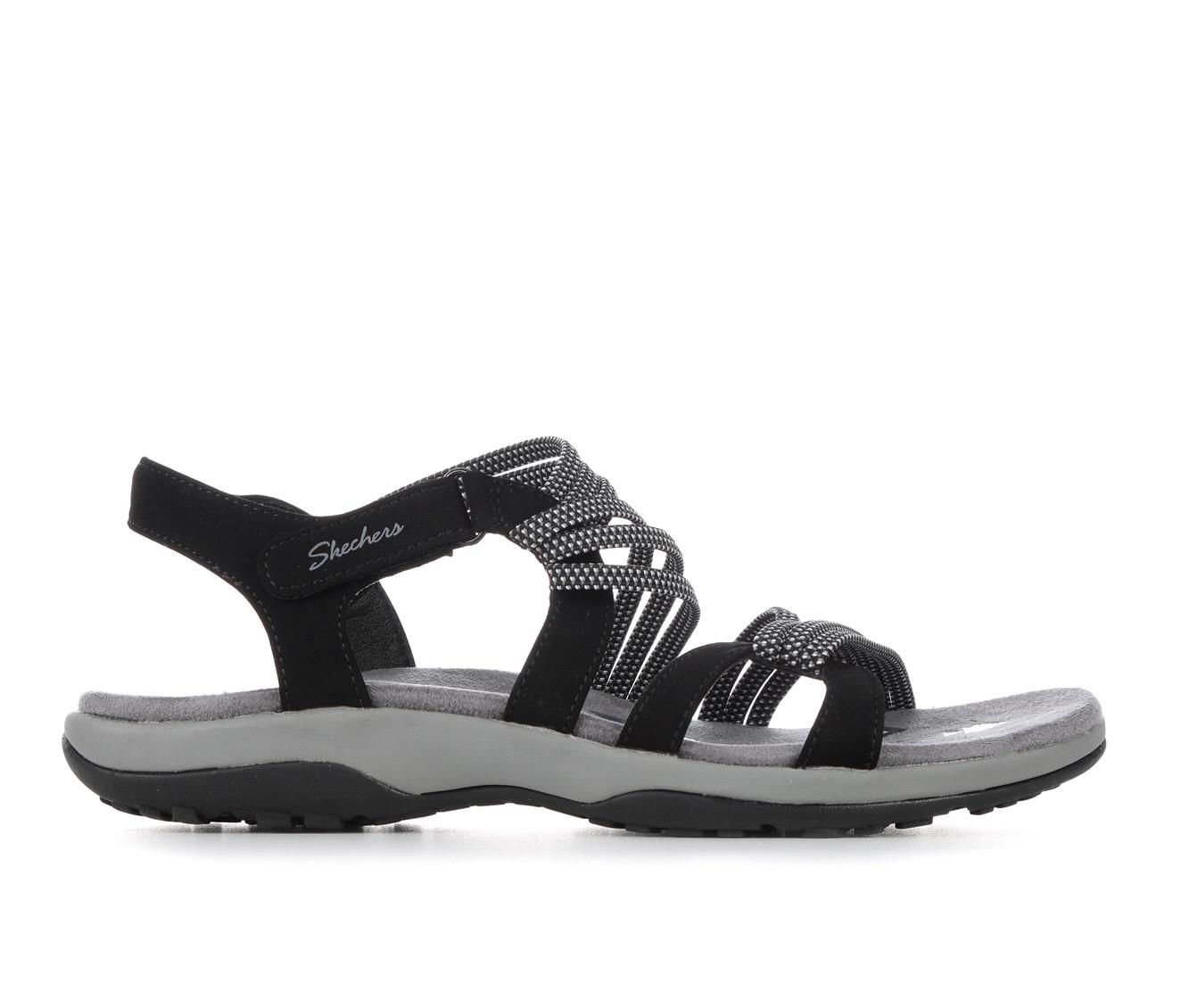 OFF-WHITE Trek Strap Sponge Sandals Black Blue (Women's)