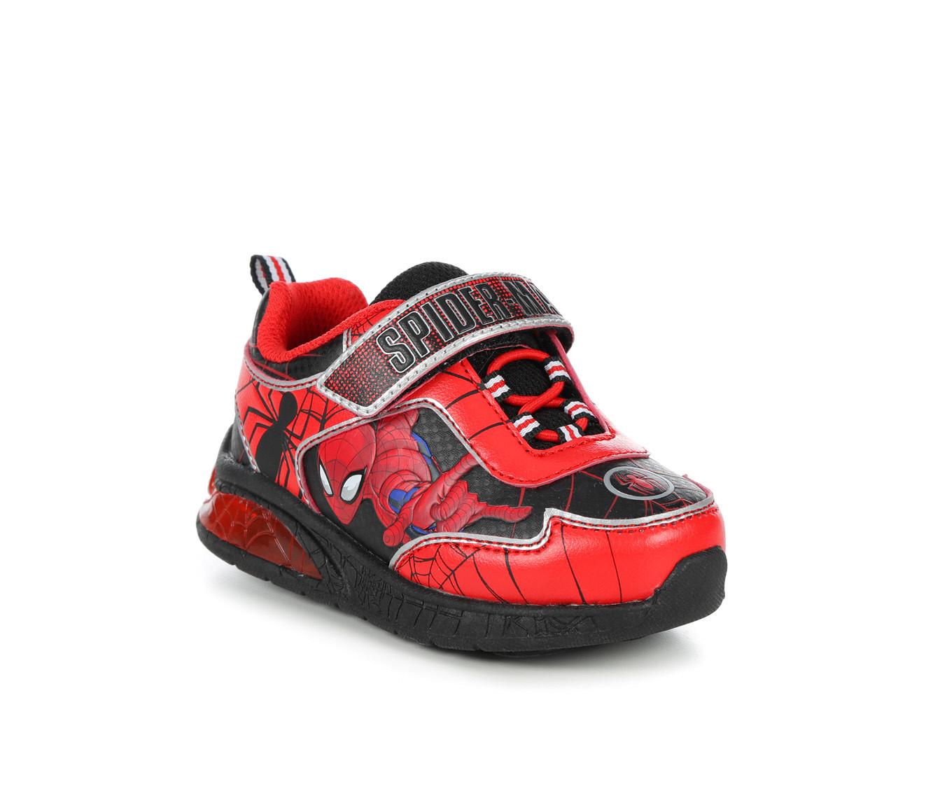 Boys Spiderman Light Up Trainers Kids Marvel Flashing Light Running Sports  Shoes