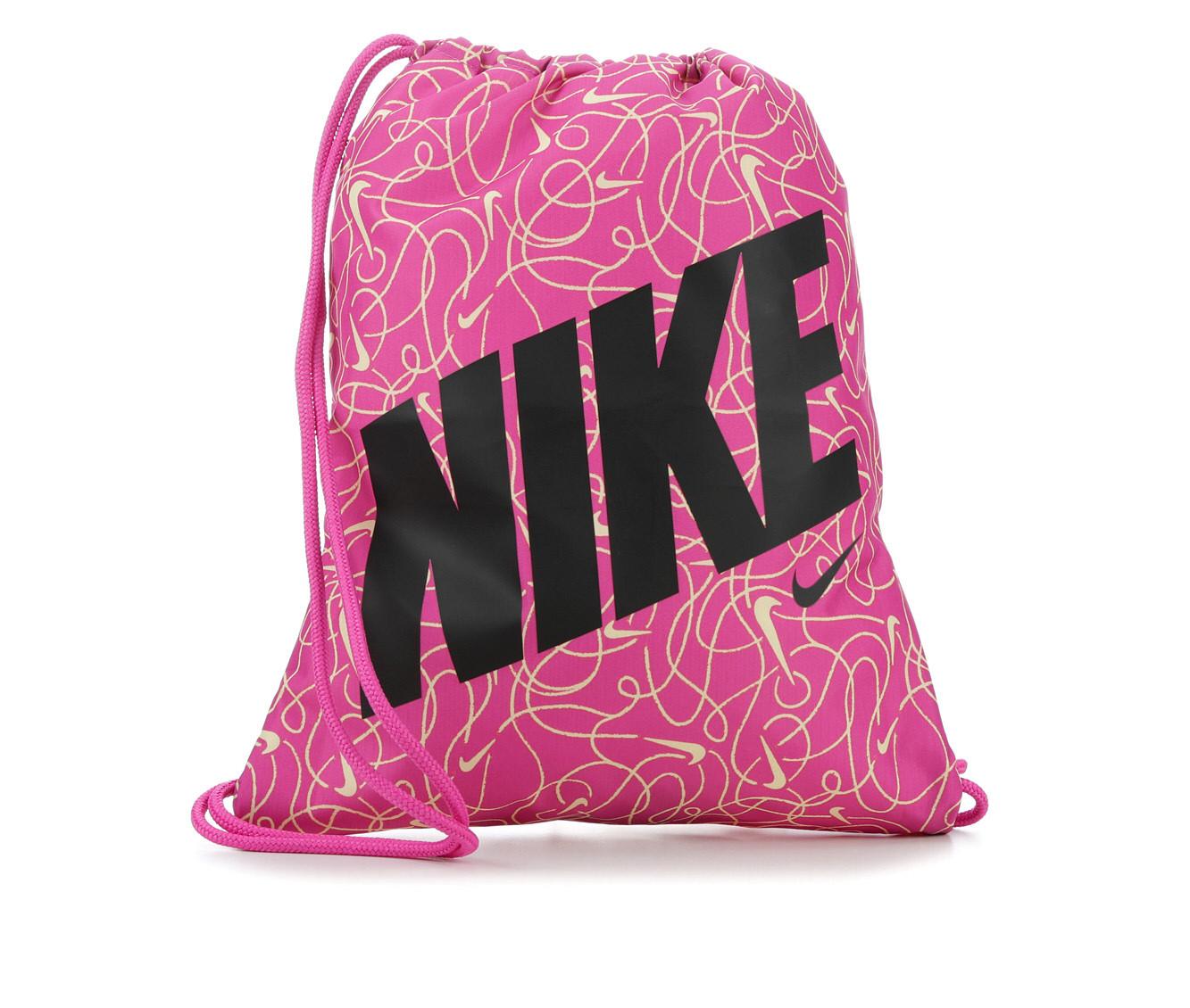 Nike drawstring best sale bag pink