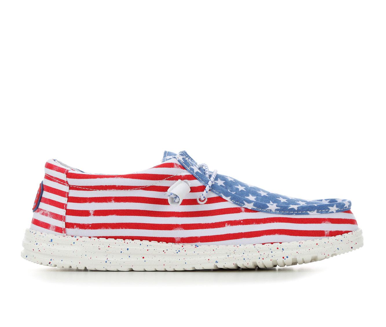 Men's HEYDUDE Wally Patriotic Casual Shoes