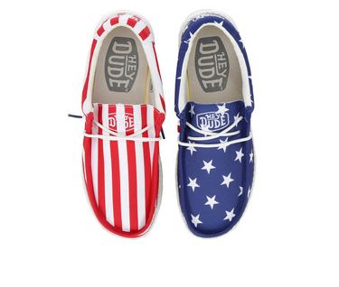 Men's HEYDUDE Wally Patriotic Casual Shoes