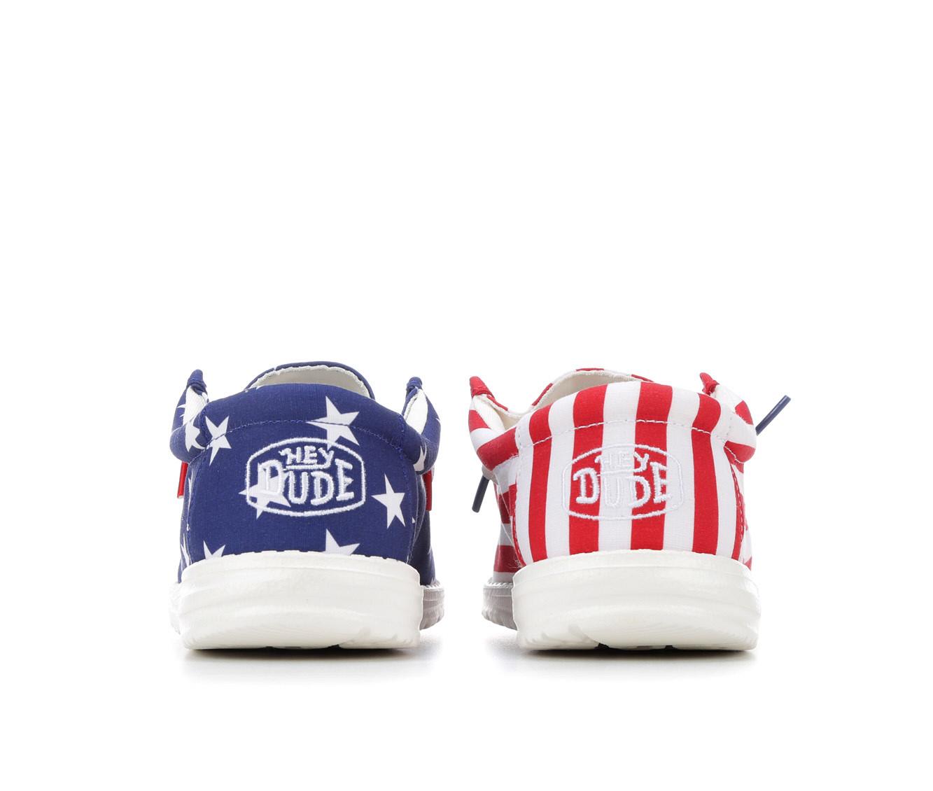 Men's HEYDUDE Wally Patriotic Casual Shoes