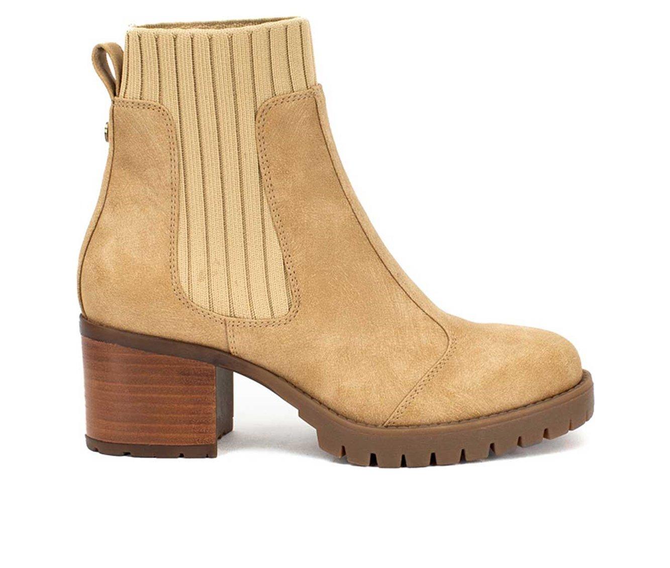 Women's Yellow Box Taiya Heeled Chelsea Booties