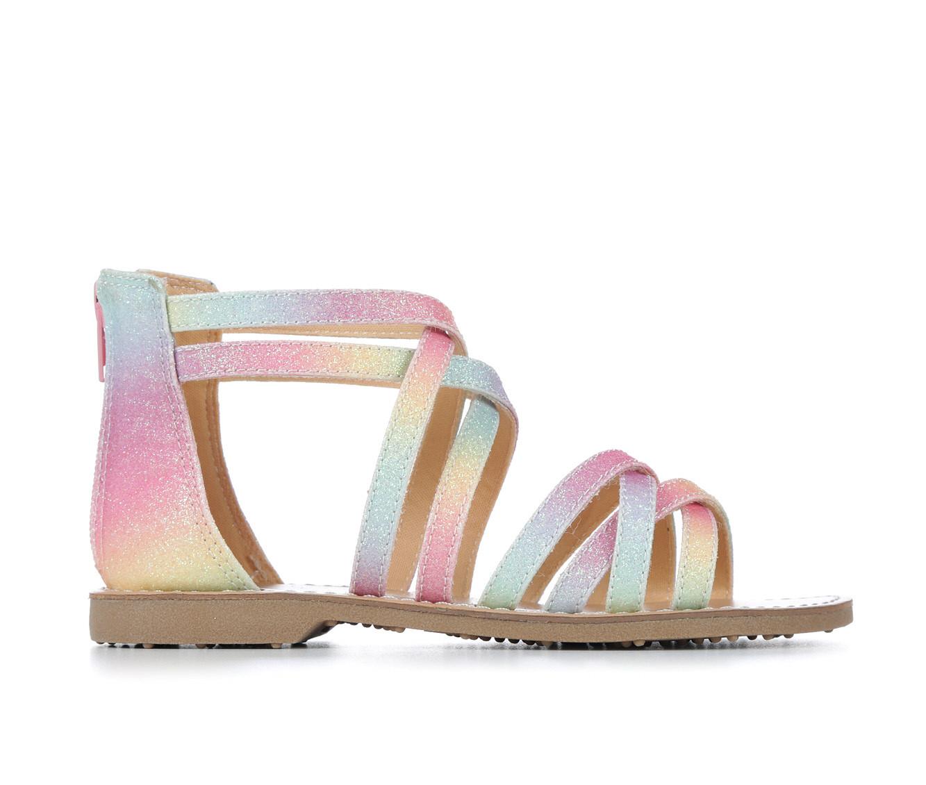 Arizona Jeans Co. Girls Angel Strappy Glitter Gladiator Sandals