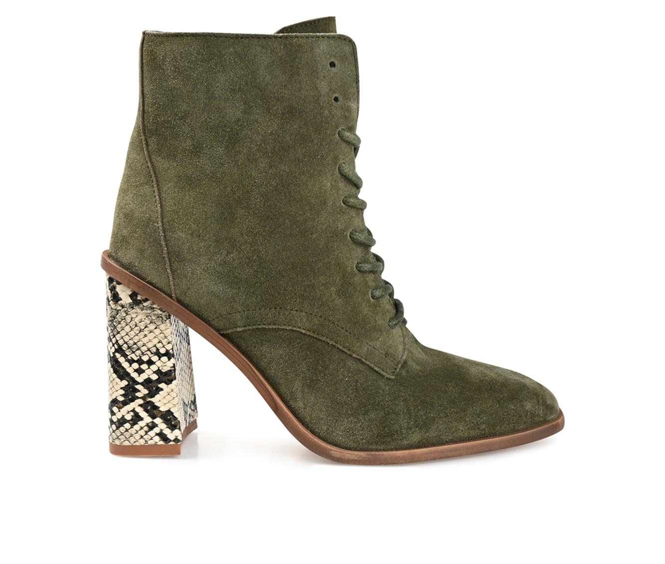 Women's Journee Signature Edda Heeled Lace Up Booties