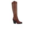 Women's Franco Sarto Glenice Knee High Heeled Western Boots
