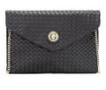Giselle Paris Esme Woven Clutch Handbag