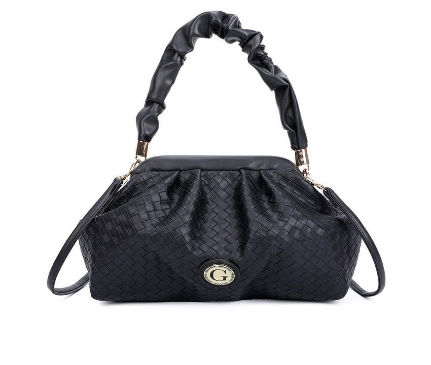 Giselle Paris Kathryn Ruched Top Handle Handbag