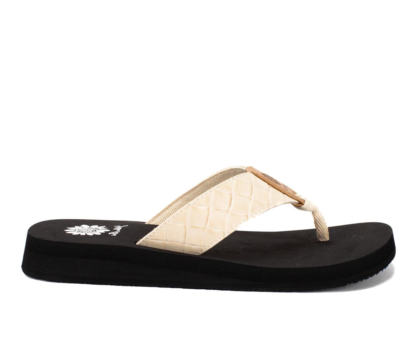 Yellow box flip hot sale flops white