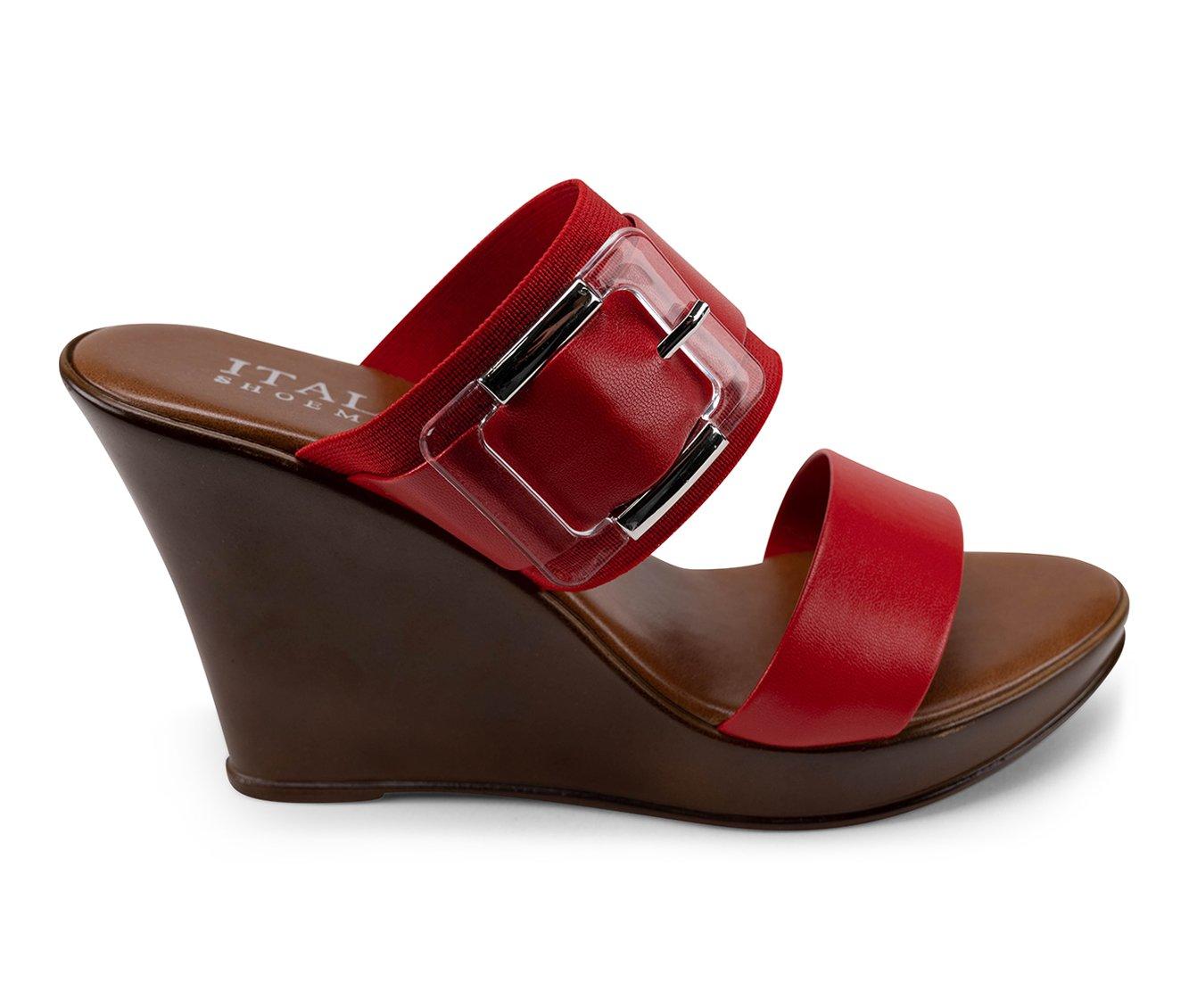 Italian shoemakers red on sale sandals