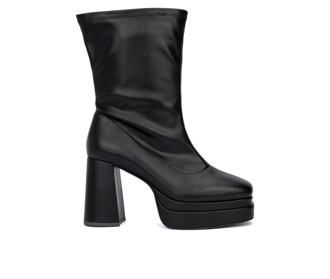 Women's Fashion to Figure Keira Mid Calf Platform Booties