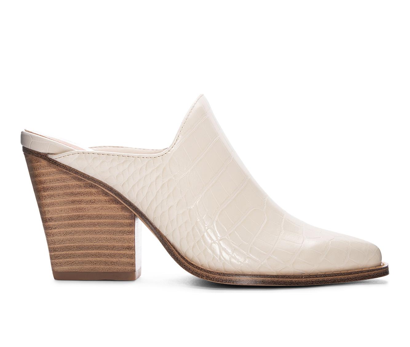 Women's Chinese Laundry Crinkle Block Heel Mules