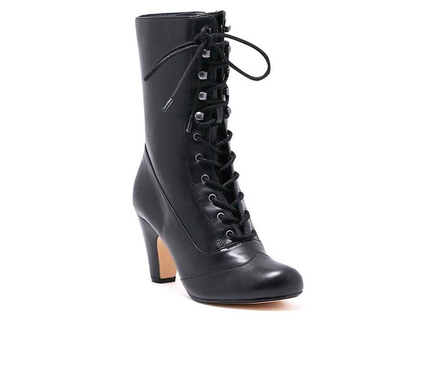 Chelsea Crew Claire Lace Up Mid Calf Booties