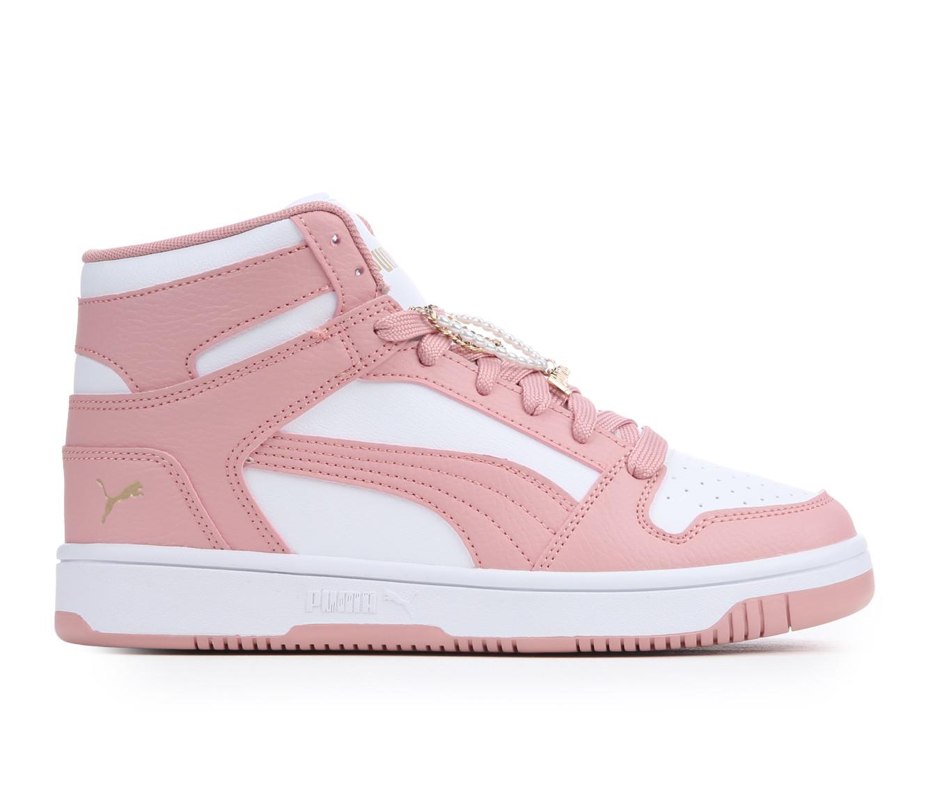 Pink Puma High Tops Womens Target Basketball Shoes Puma Kids World