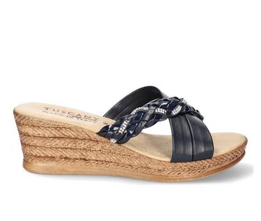 Women's TUSCANY BY EASY STREET Gessica Wedge Sandals