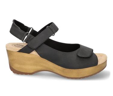 Women's Easy Works by Easy Street Rez Slip Resistant Heeled Sandals