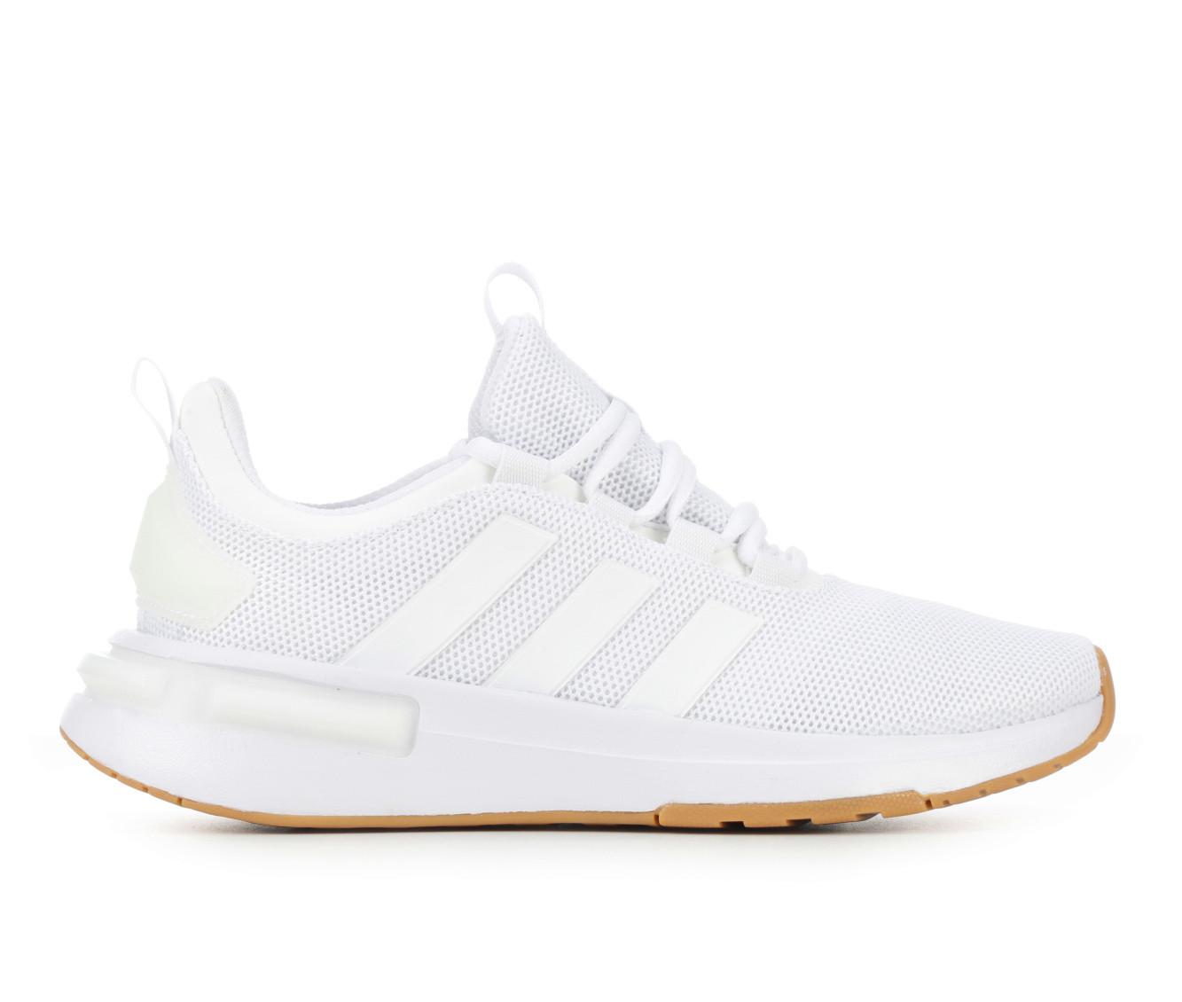 Adidas white tennis shoes best sale