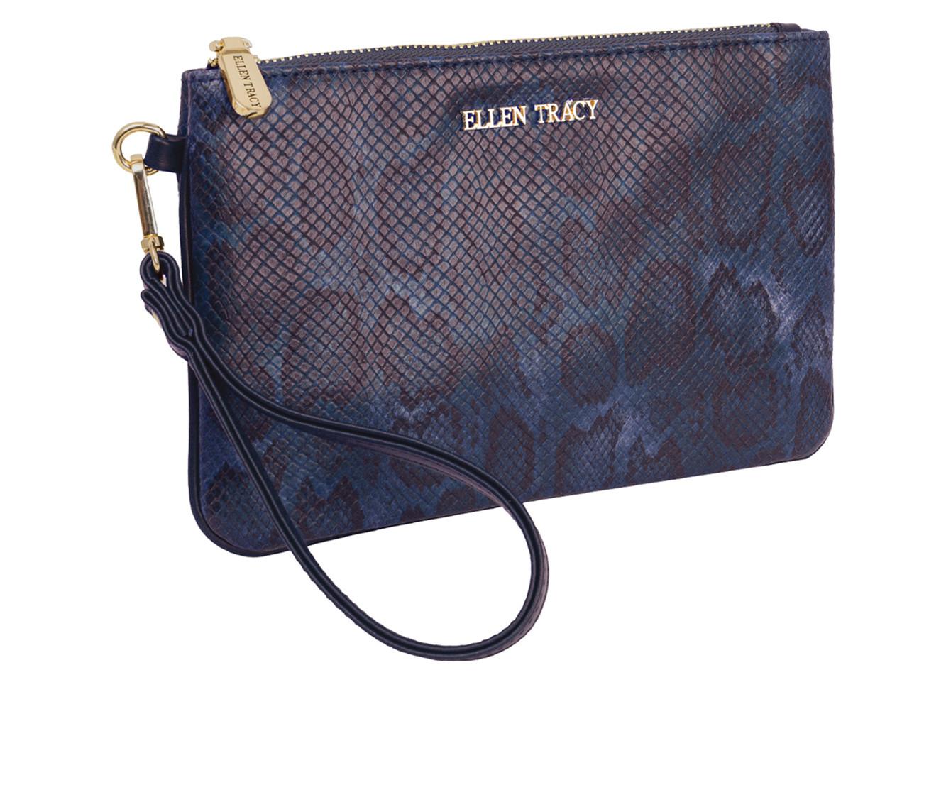 Ellen Tracy Python Wristlet