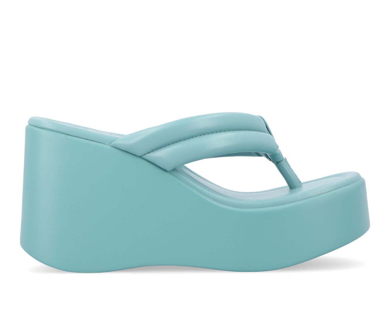 Women's Journee Collection Sharenne Platfrom Wedge Flip-Flops