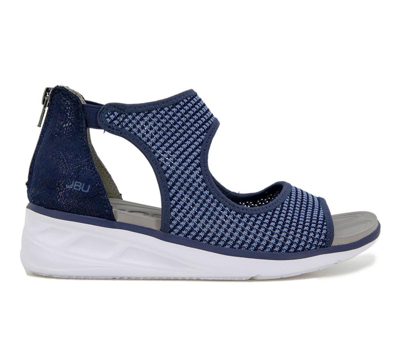 Women's JBU by Jambu Margot-Wide Low Wedge Sandals