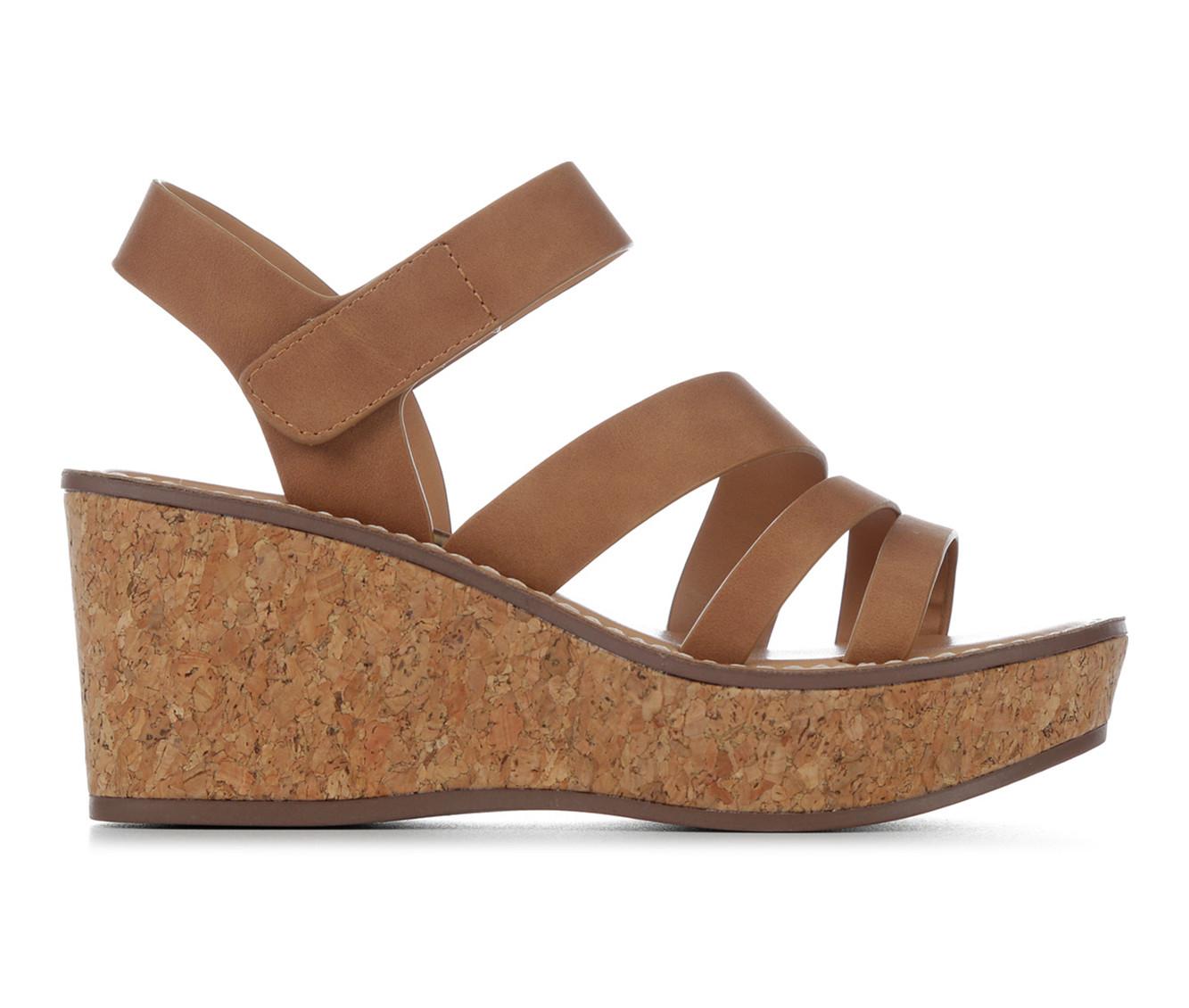 Fashion Women Sandals Wedge Heel Open Toe Zipper Casual Ladies Shoes  Non-Slip @ Best Price Online