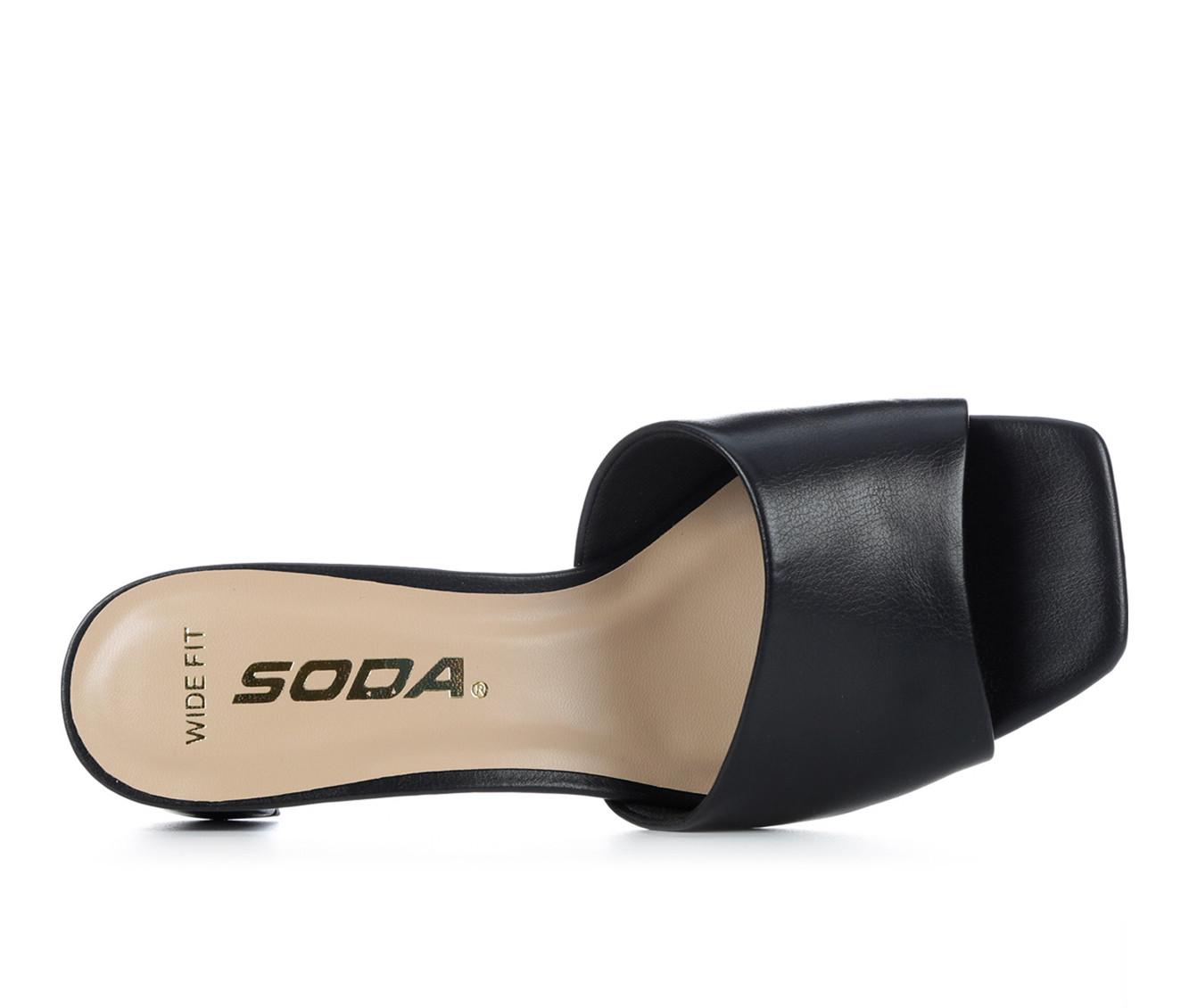 Women's Soda Chad Wide Width Dress Sandals