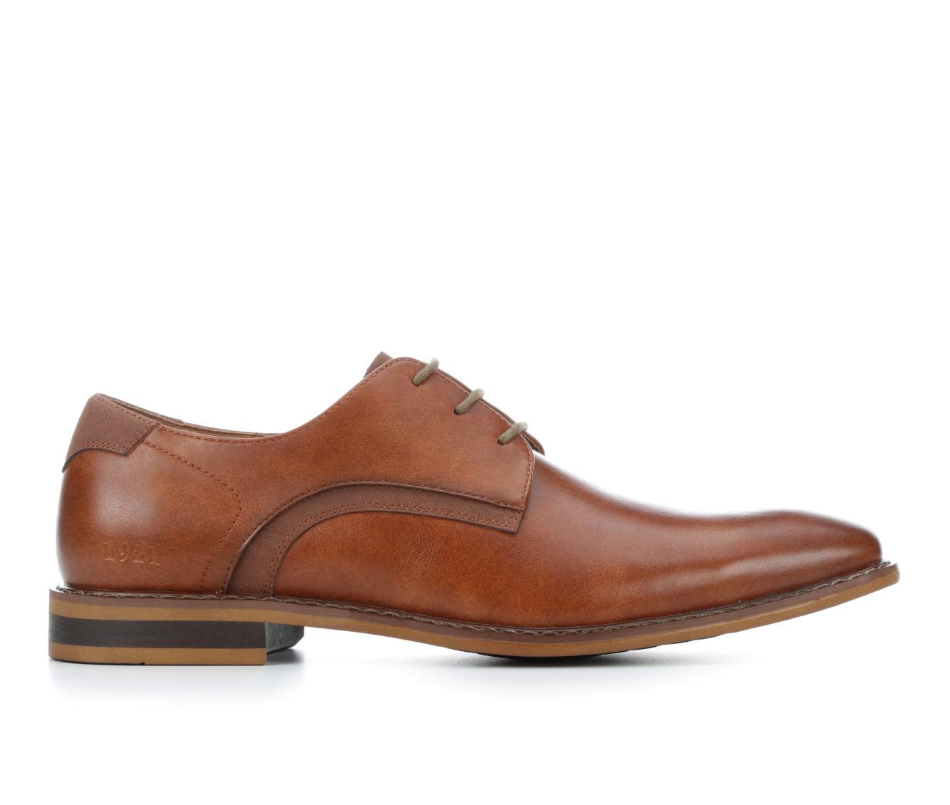 Mens cognac hot sale dress shoes