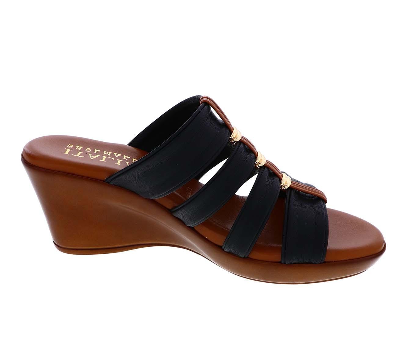 Women's Italian Shoemakers Clover Wedges