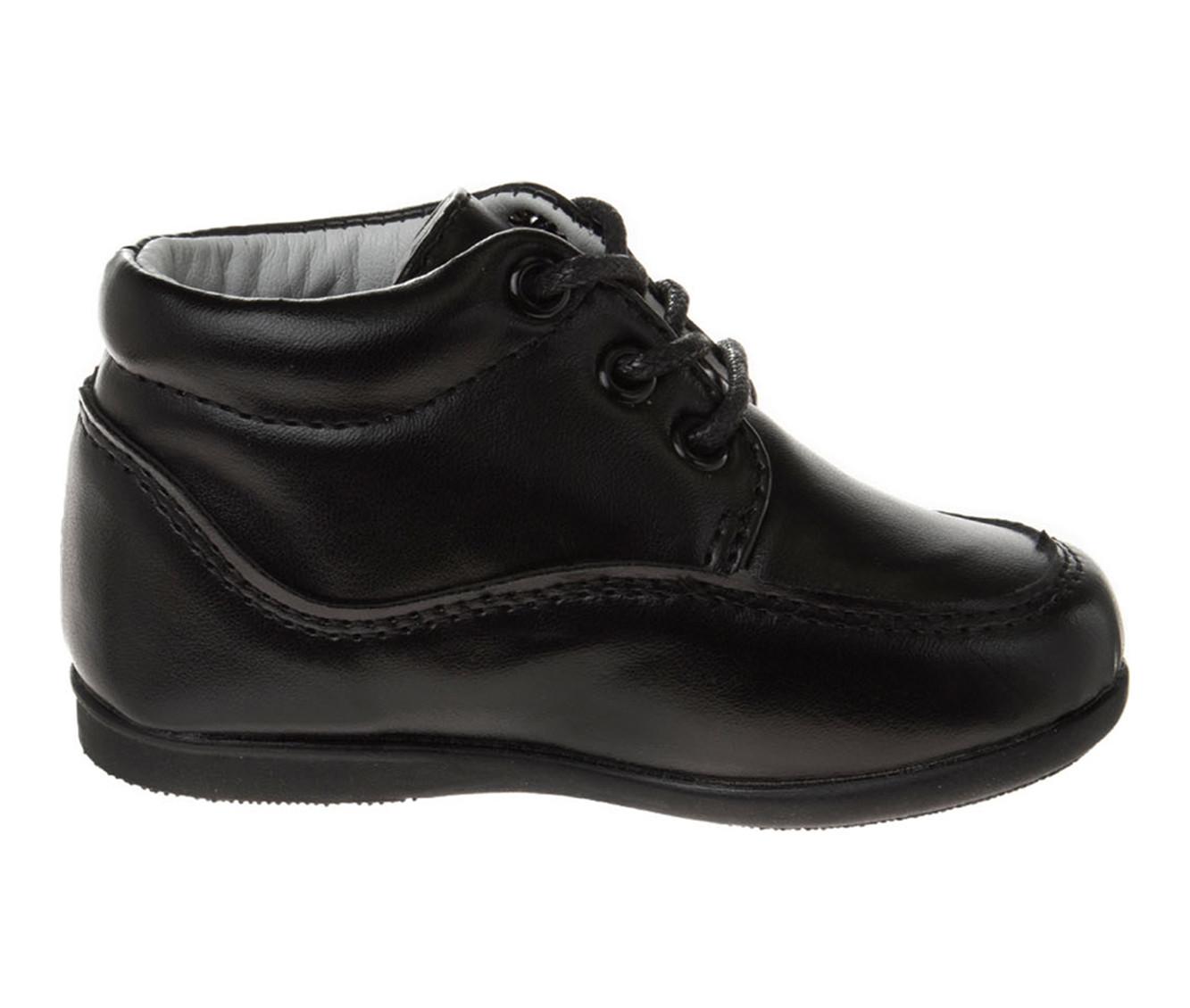 toddler dress shoes boy black Boys Dress Shoes Black Patent Leather Tuxedo Shoes Round Toe for Toddler Children Kids, 10 (Preschool)